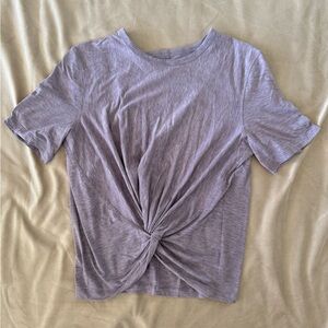 Lululemon cinched fitted crop top
